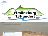 amoeneburg13hundert.de Webseite Vorschau