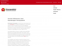 stracquadaini.de Webseite Vorschau