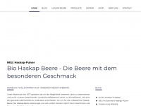 haskap-swiss.ch Webseite Vorschau