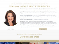 excellent-experiences.com Webseite Vorschau