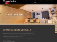 spanndecke-schweiz.ch Webseite Vorschau