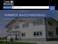 wimmer-maschinenbau.de Webseite Vorschau