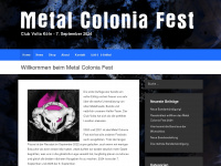 metalcolonia.de Webseite Vorschau