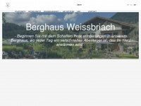 berghaus-weissbriach.com Webseite Vorschau