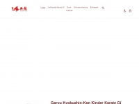 garyu-karate-shop.com Webseite Vorschau