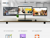 andeo-webdesign.ch Webseite Vorschau