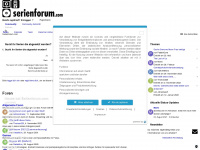 serienforum.com Webseite Vorschau