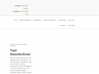 taxi-steinlechner.at Webseite Vorschau