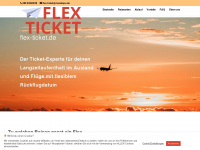 flex-ticket.de Webseite Vorschau