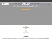 r1-academy.de Webseite Vorschau