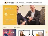 promusica-carinthia.org Webseite Vorschau