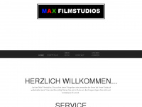 max-filmstudios.de Webseite Vorschau
