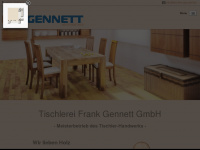 tischler-gennett.de Webseite Vorschau