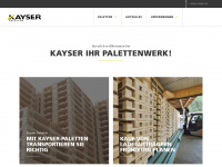 kayserpaletten.ch Webseite Vorschau