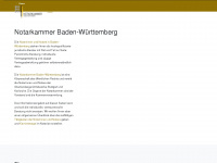 notarkammer-bw.de Webseite Vorschau