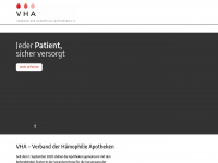 haemophilie-apotheken.de Webseite Vorschau