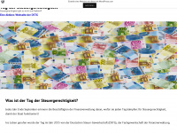 steuergerechtigkeit299085259.wordpress.com Webseite Vorschau