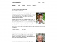 physastromath.ch Webseite Vorschau