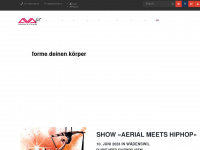 aerialsilk.ch Webseite Vorschau