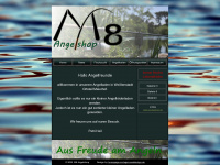 m8-angelshop.de Webseite Vorschau