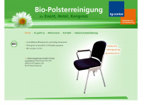bio-polsterreinigung.de Webseite Vorschau