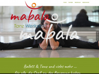 mabala-tanz.de Webseite Vorschau