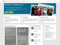 earlydance.org Webseite Vorschau