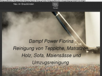 dampfpower-florina.ch Webseite Vorschau
