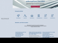 drschulze-recht.de Webseite Vorschau