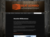 schmid-schreinerei.ch Webseite Vorschau