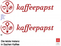 kaffeepapst.ch Webseite Vorschau