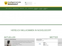 nickelsdorf.gv.at Webseite Vorschau