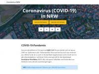 corona.nrw Webseite Vorschau