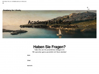 academy-for-liberty.de Webseite Vorschau