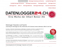datenlogger24.ch Webseite Vorschau