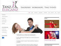 tanzeleganz.ch Webseite Vorschau