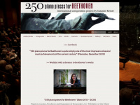 250-piano-pieces-for-beethoven.com Webseite Vorschau