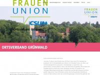 fu-gruenwald.de Webseite Vorschau