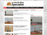 dehoutenvloerspecialist.nl Webseite Vorschau