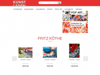 kunstladen.shop Webseite Vorschau
