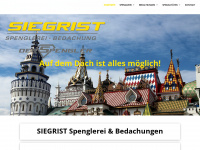 spenglereisiegrist.ch Webseite Vorschau