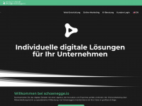 schoenegge.io Webseite Vorschau