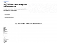 fenster-türen-vergleich.ch Webseite Vorschau