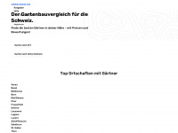 gartenbauvergleich.ch Webseite Vorschau