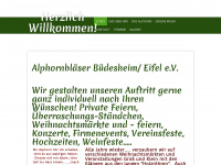 alphornblaeser-buedesheim-eifel.de Webseite Vorschau