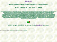 masz.de Webseite Vorschau