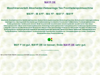 mayf.de Webseite Vorschau