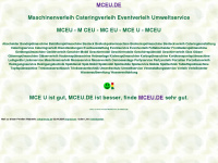 mceu.de Webseite Vorschau