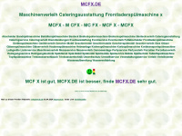 mcfx.de Webseite Vorschau