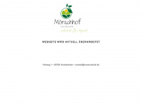 moerschhof.de Webseite Vorschau